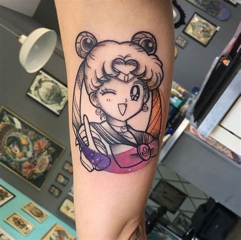 tatuaje sailor moon|15 Tatuajes de ‘Sailor Moon’ para tener el poder lunar